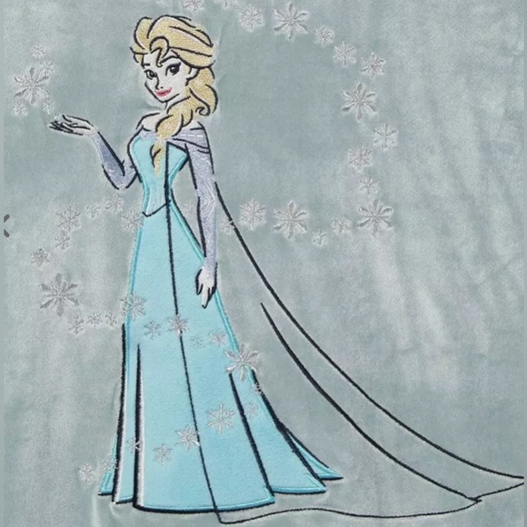 DISNEY FROZEN “ELSA” PORTRAIT ZIP-UP HOODIE BOXLUNCH EXCLUSIVE SIZE LARGE🌟NWT🌟 - Picture 2 of 16